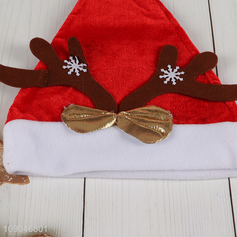 New Product Non-woven Santa Hat Christmas Hat for Kids Children Adults