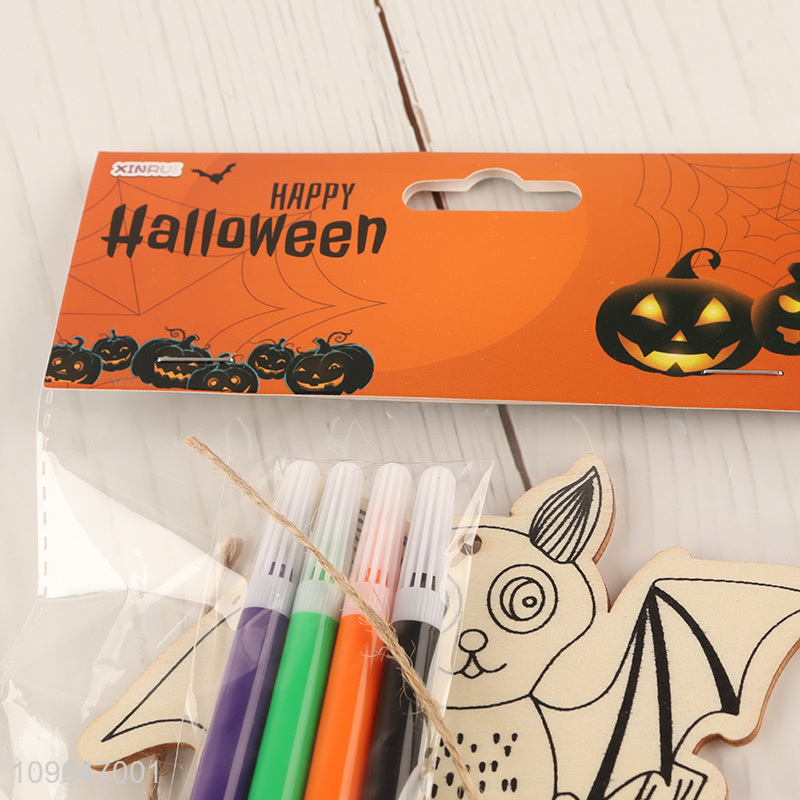 New products holiday Halloween decoration wooden diy painting board