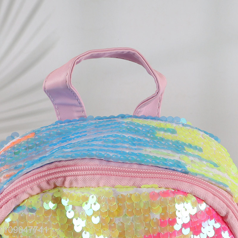 High Quality Sequin Backpack Glitter Bookbag School Bag Fashion Daypack