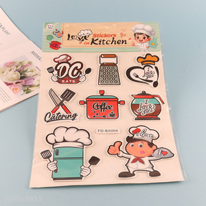 Hot selling kitchen series eva decorative stickers wholesale