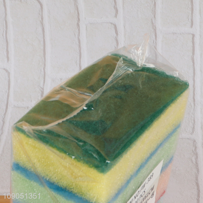 New Arrival 5 Pieces Heavy Duty Scrub Sponges for Kitchen Dish Sink Cleaning