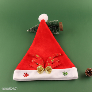 Factory Price Cute Santa Hat Christmas Hat for Adults & Kids