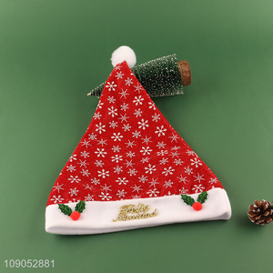 Wholesale Cute Christmas Hat Unisex Santa Hat Festive Party Hat