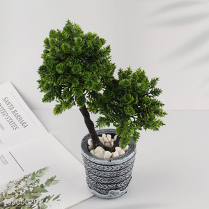 New Arrival Small Artificial Potted Plants Fake Plants for Desk Decor