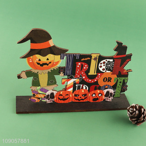 Good Quality Halloween Wooden Table Decorations for Home Party Dinner Table Decor