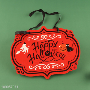 New Arrival Happy Halloween Wooden Sign Wooden Hanging Ornaments for Garden Decor