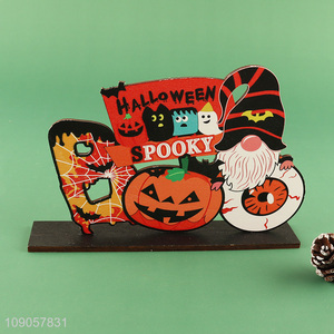 Online Wholesale Halloween Wooden Table Decorations Halloween Boo Spooky Wooden Signs