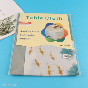 Good Quality Chinese Style Table Covers Waterproof Wipeable PEVA Table Cloth