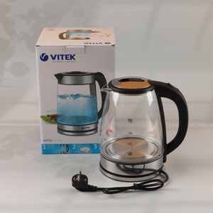 Popular products 1.8L glass home kitchen appliance electric water kettle