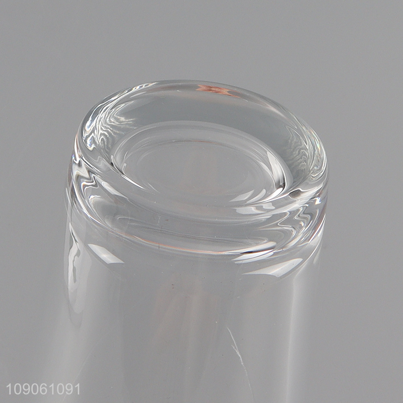 Top selling unbreakable clear glass water mug water drinking cup wholesale