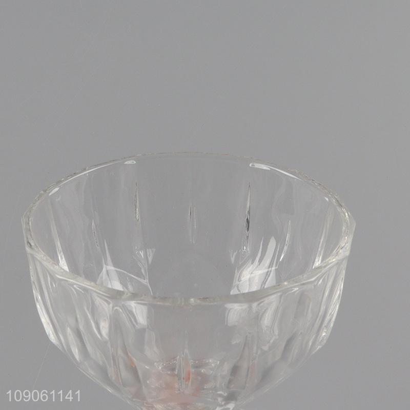 Popular products clear glass home ice cream cup dessert cup for sale