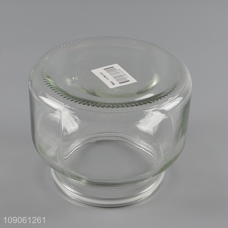 Hot selling clear glass home kitchen sealed jar candy jar storage jar