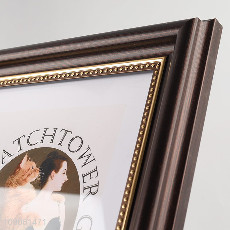 Wholesale 8X10 Inch Resin Picture Frame Tabletop Display, Horizontal or Vertical Wall Mounting