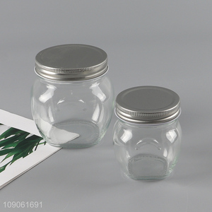 Online wholesale unbreakable glass sealed jar storage jar jam jar