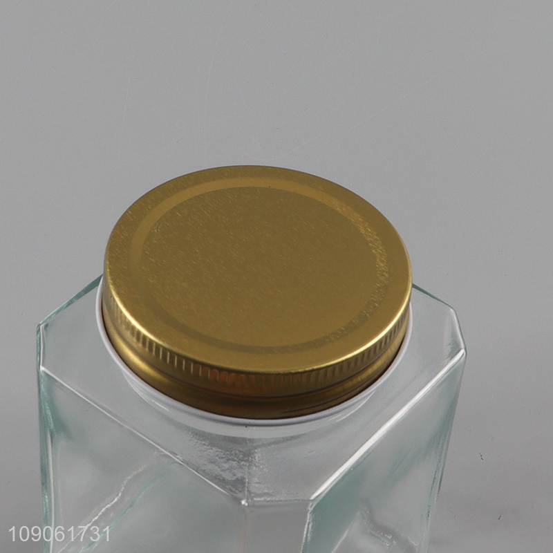 Best selling home kitchen sealed glass storage jar with lid