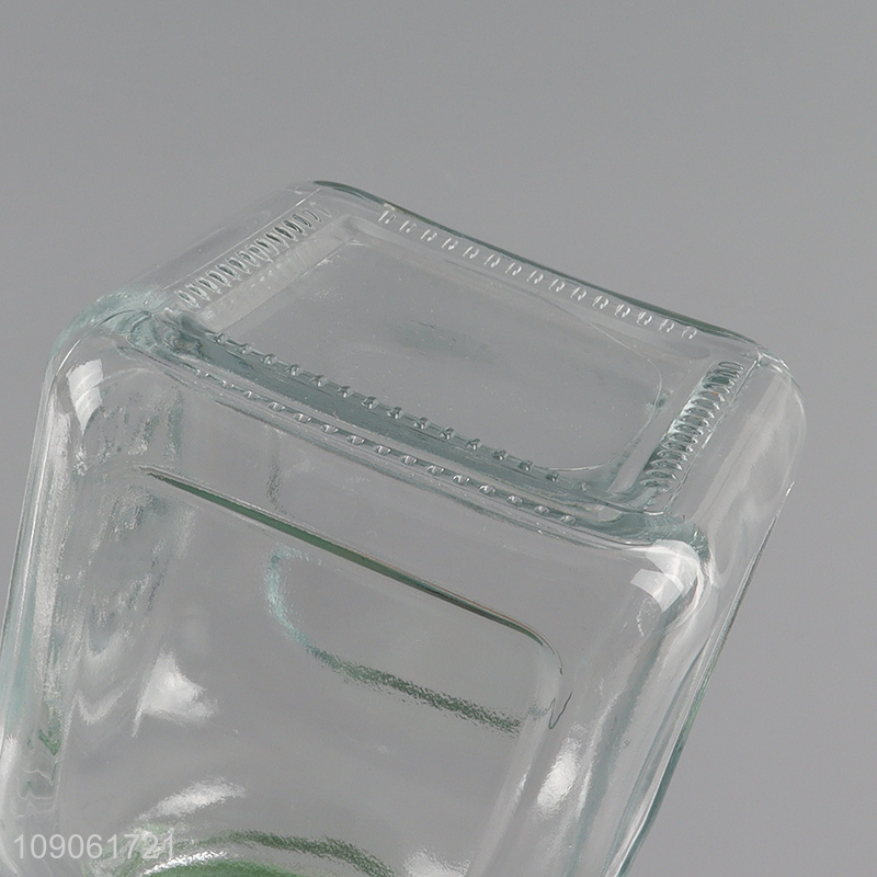 China supplier clear glass storage jar honey jam jar for home kitchen