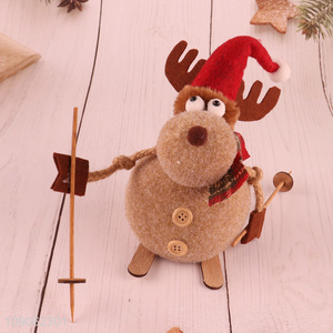 Wholesale Christmas Elk Doll Ornament Stuffed Animal Plush Toy Party Favors