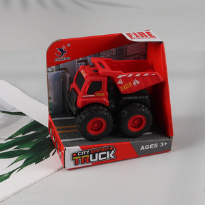 Popular products city fire engine off-road vehicle inertial car toys