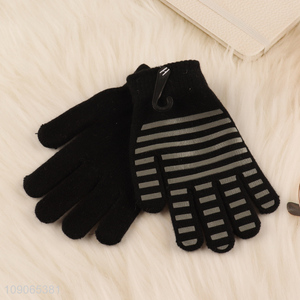 Factory Price Kids Winter Gloves Stretchy Knitted Gloves Sports Gloves