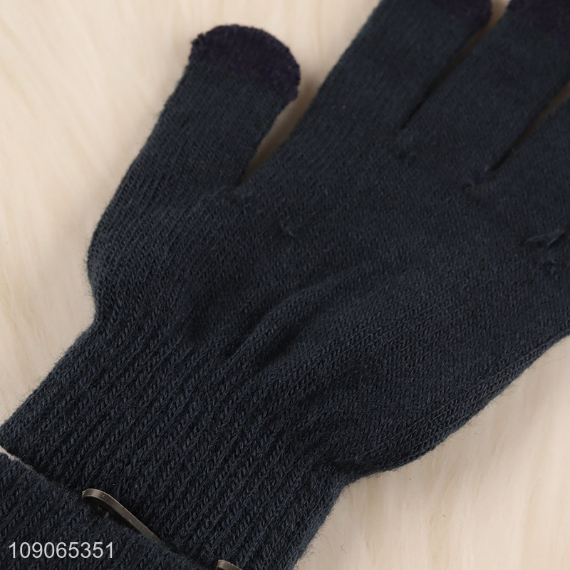 China Imports Winter Gloves Full Fingers Knit Gloves for Kids Children