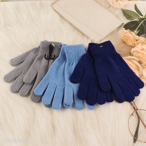 China Imports Kids Boys Girls Winter Gloves Elastic Warm Knitted Gloves