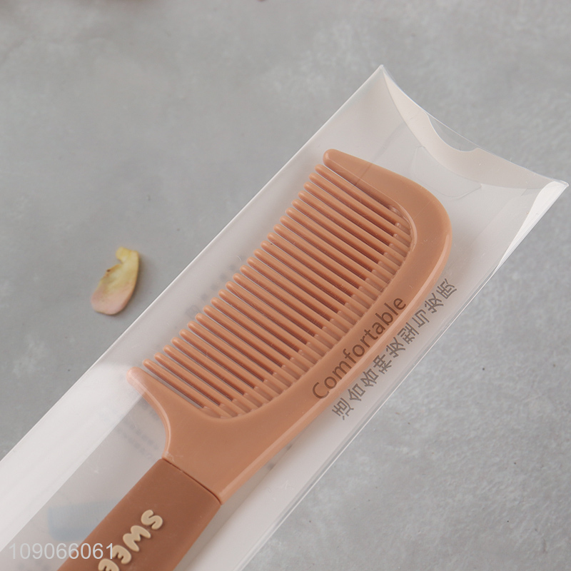 China Imports Cute Plastic Comb Fine Toothed Hair Brush