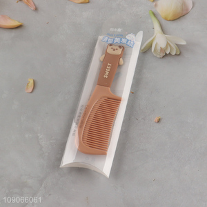 China Imports Cute Plastic Comb Fine Toothed Hair Brush