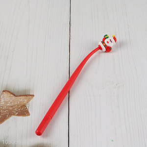 Hot products Santa Claus shape school kids stationery gel pen for sale