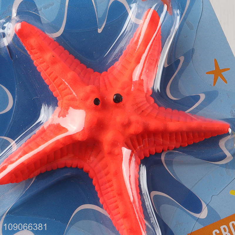 Good selling starfish shape tpr water growing toys for kids