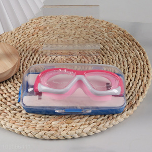 China products pink children swimming goggles swimming glasses for sale