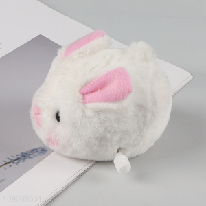 Top selling rabbit shape electric plush toys animal doll for kids