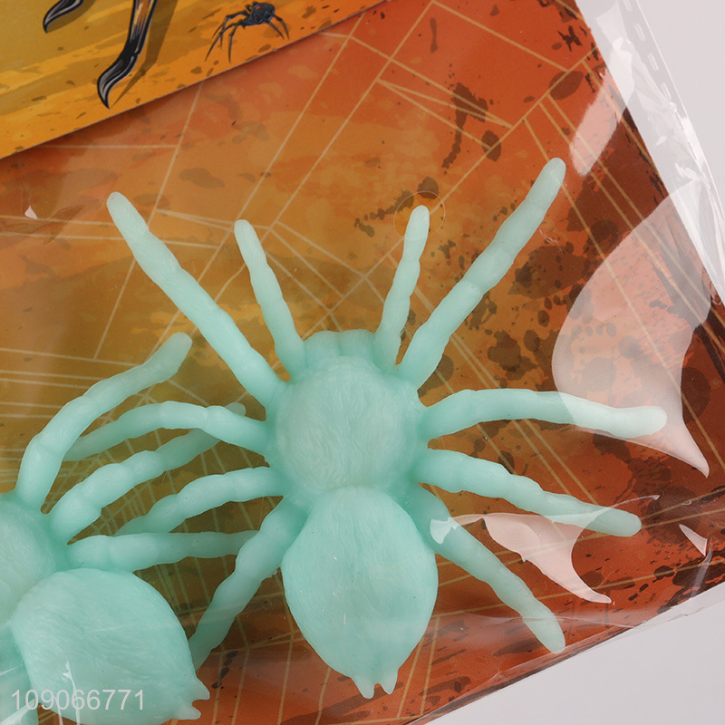 High Quality Halloween Fake Spiders Luminous Spiders Grow In The Dark Spiders