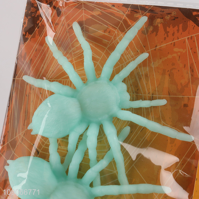 High Quality Halloween Fake Spiders Luminous Spiders Grow In The Dark Spiders