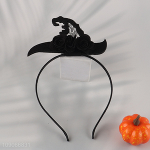 New Product Halloween Witch Hat Headbands Halloween Hair Hoops