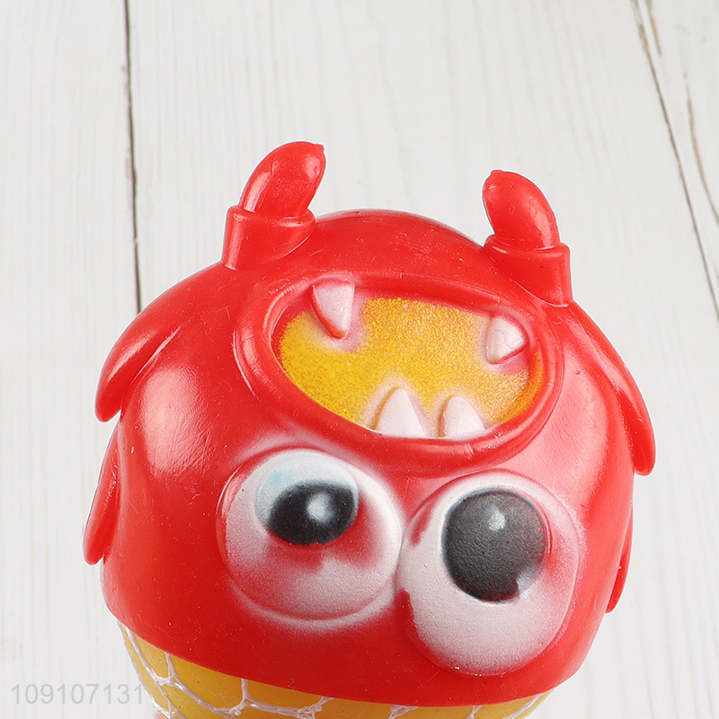 Yiwu market monster shape kids anti-stress toys squeeze toys