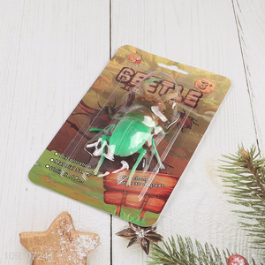 Online wholesale funny kids beetle model toy color changing toy