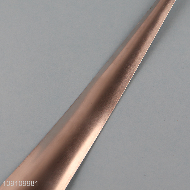 Yiwu market stainless steel long handle shoes horns shoes lifter