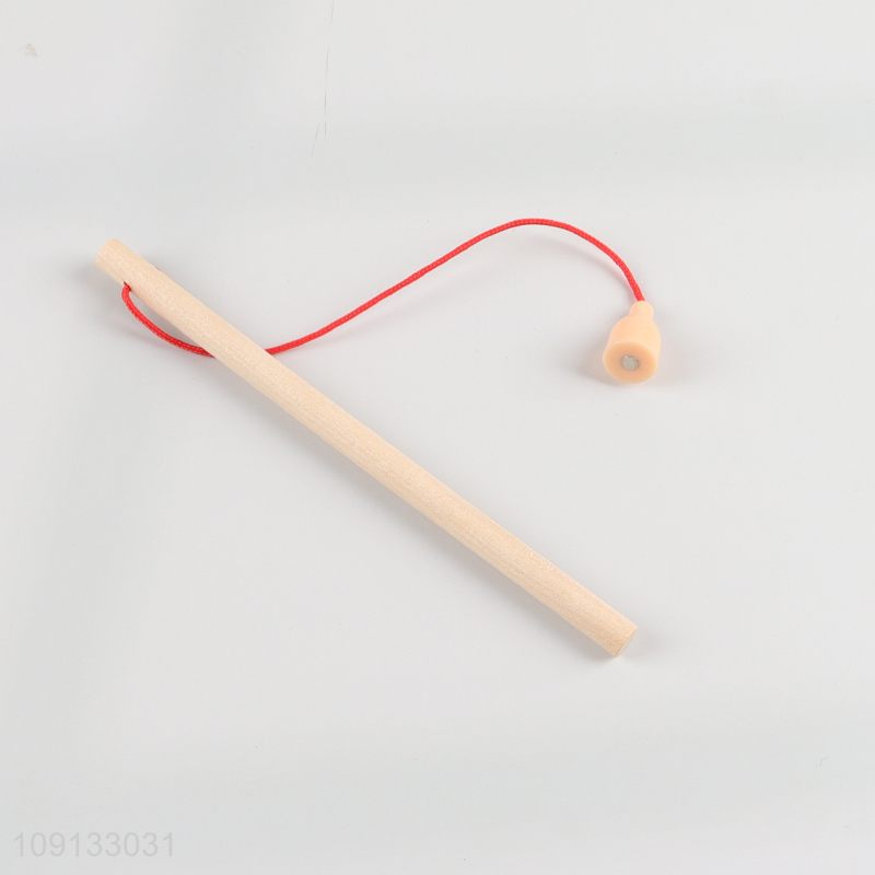 Hot Selling 2-In-1 Wooden Sorting and Stacking Toy Fishing Toy for Kids