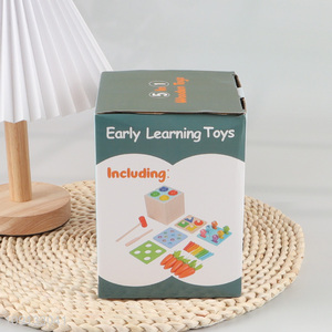 High Quality 5-In-1 Wooden Toys Montessori Toys Educational Learning Toys