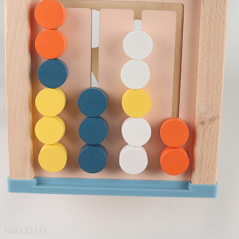 Wholesale Multi-Function Wooden Box Wooden Shape Matching Game Montessori Toy