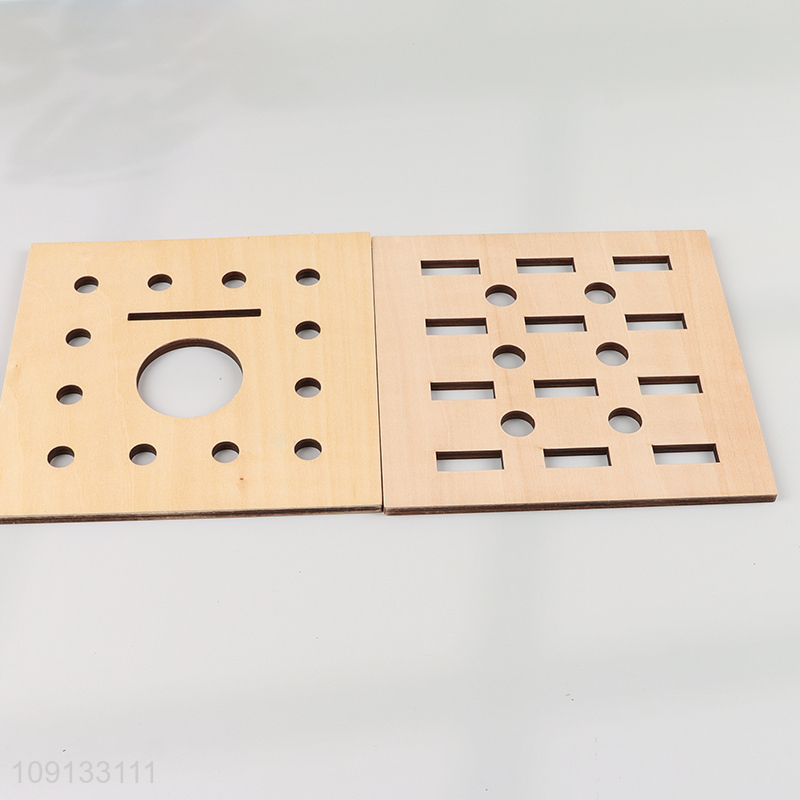 Wholesale Multi-Function Wooden Box Wooden Shape Matching Game Montessori Toy