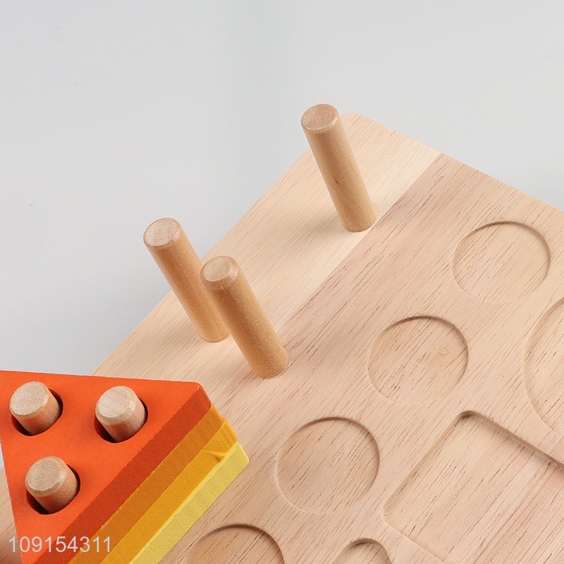 Top selling children's wooden magnetic fishing game wholesale