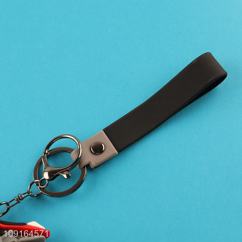 Top quality multicolor motorcycle shape pendant keychain
