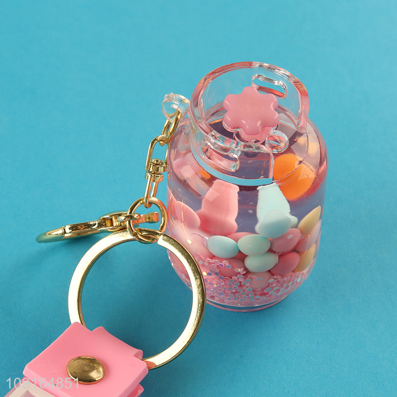 Good price multicolor plastic keychain key ring for gifts