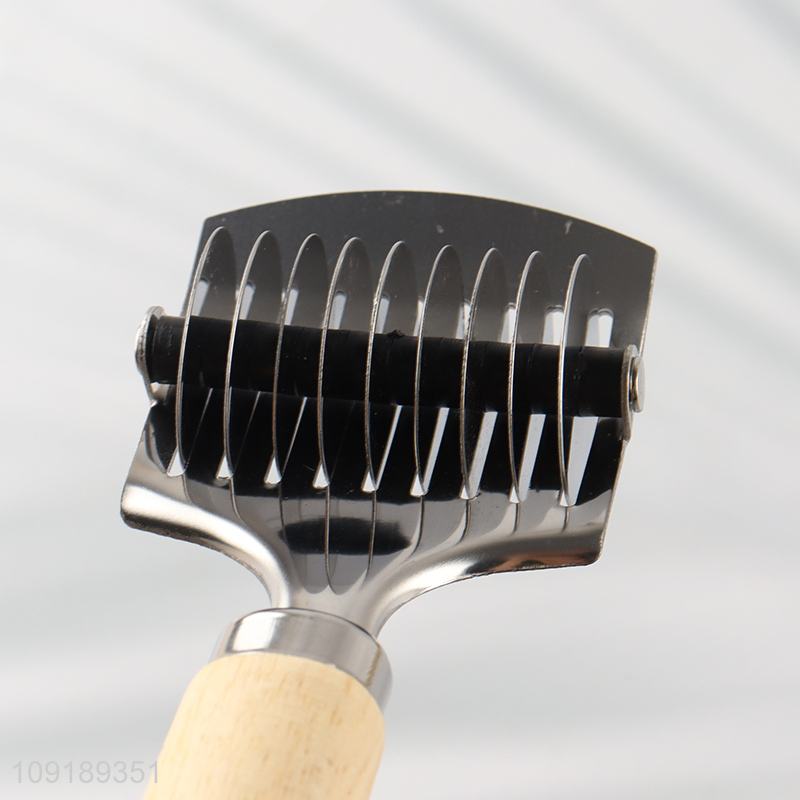 Wholesale Stainless Steel Noodle Lattice Roller Dough Cutter Spaghetti Maker
