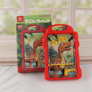 Hot Selling Mini Pinball Game Cartoon Dinosaur Pinball for Kids Age 3+