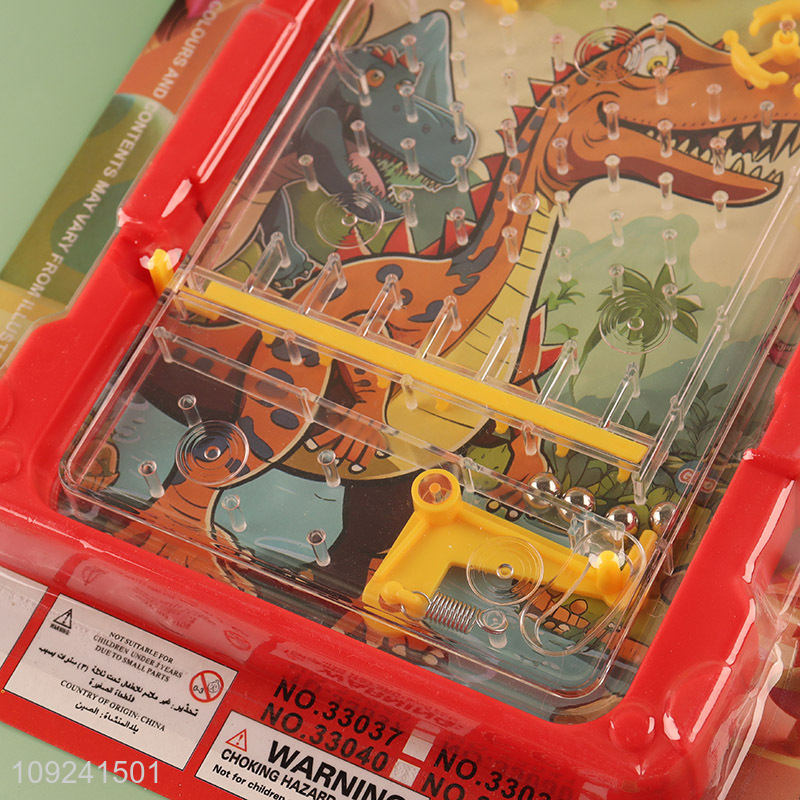 High Quality Mini Pinball Game Cartoon Dinosaur Pinball Game for Kids