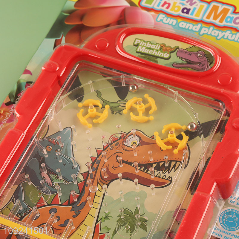 High Quality Mini Pinball Game Cartoon Dinosaur Pinball Game for Kids