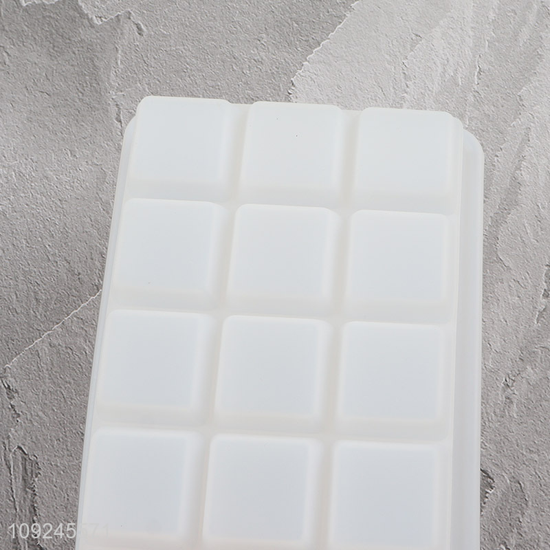 Hot selling silicone ice cube mold ice cube tray with lid