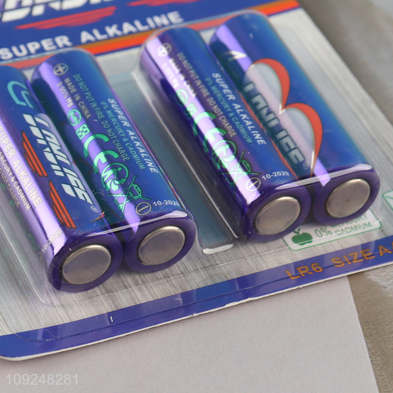 Good Quality 1.5V LR6 AA Battery Double A Alkaline Zinc-Manganese Battery